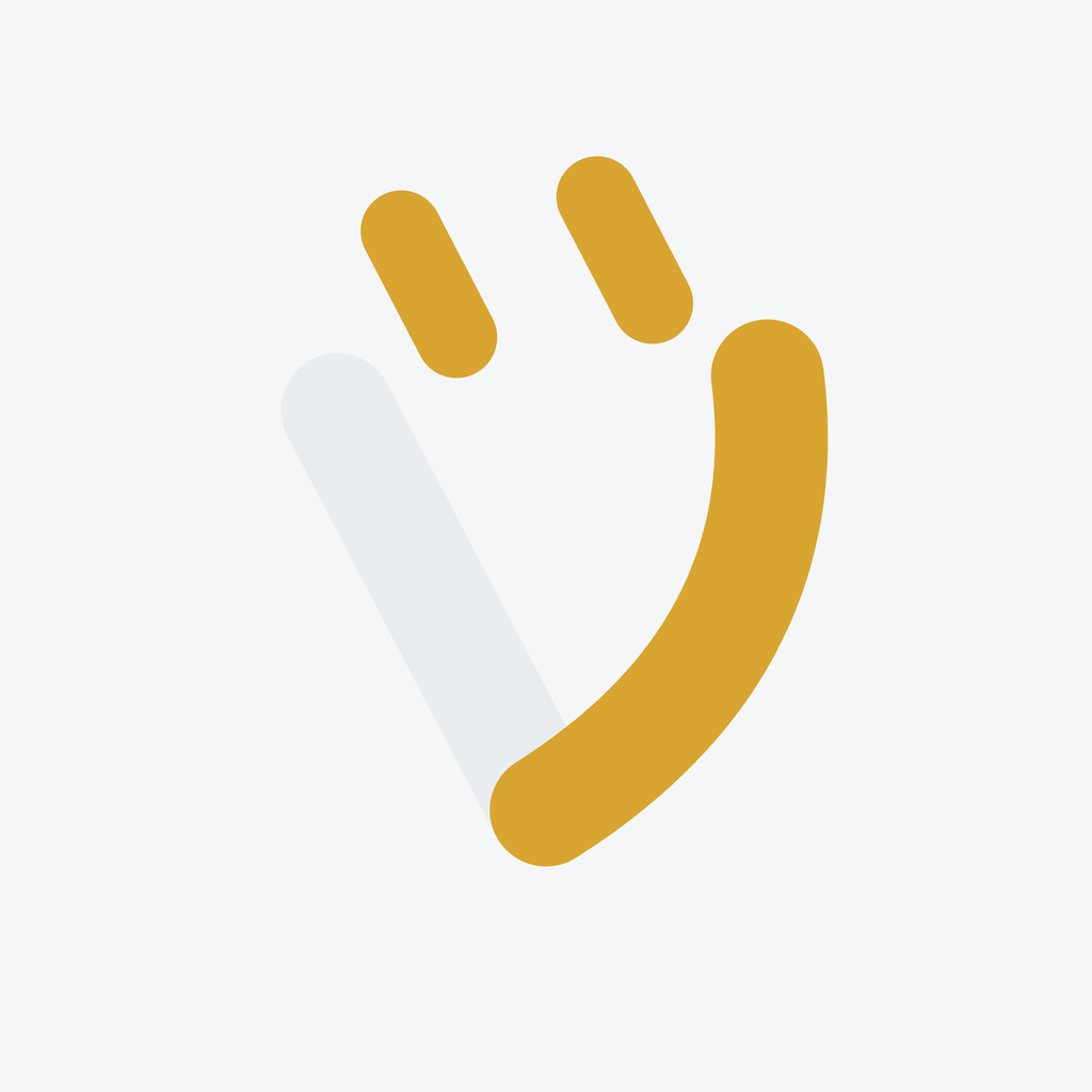 vigge.pro logo on a light background — the gold V icon for use on white or pale surfaces